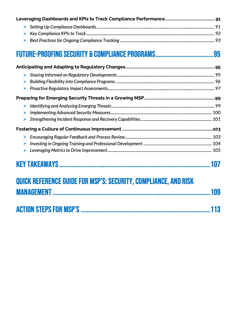 Security and Compliance Best Practices for Scaling MSP's Content