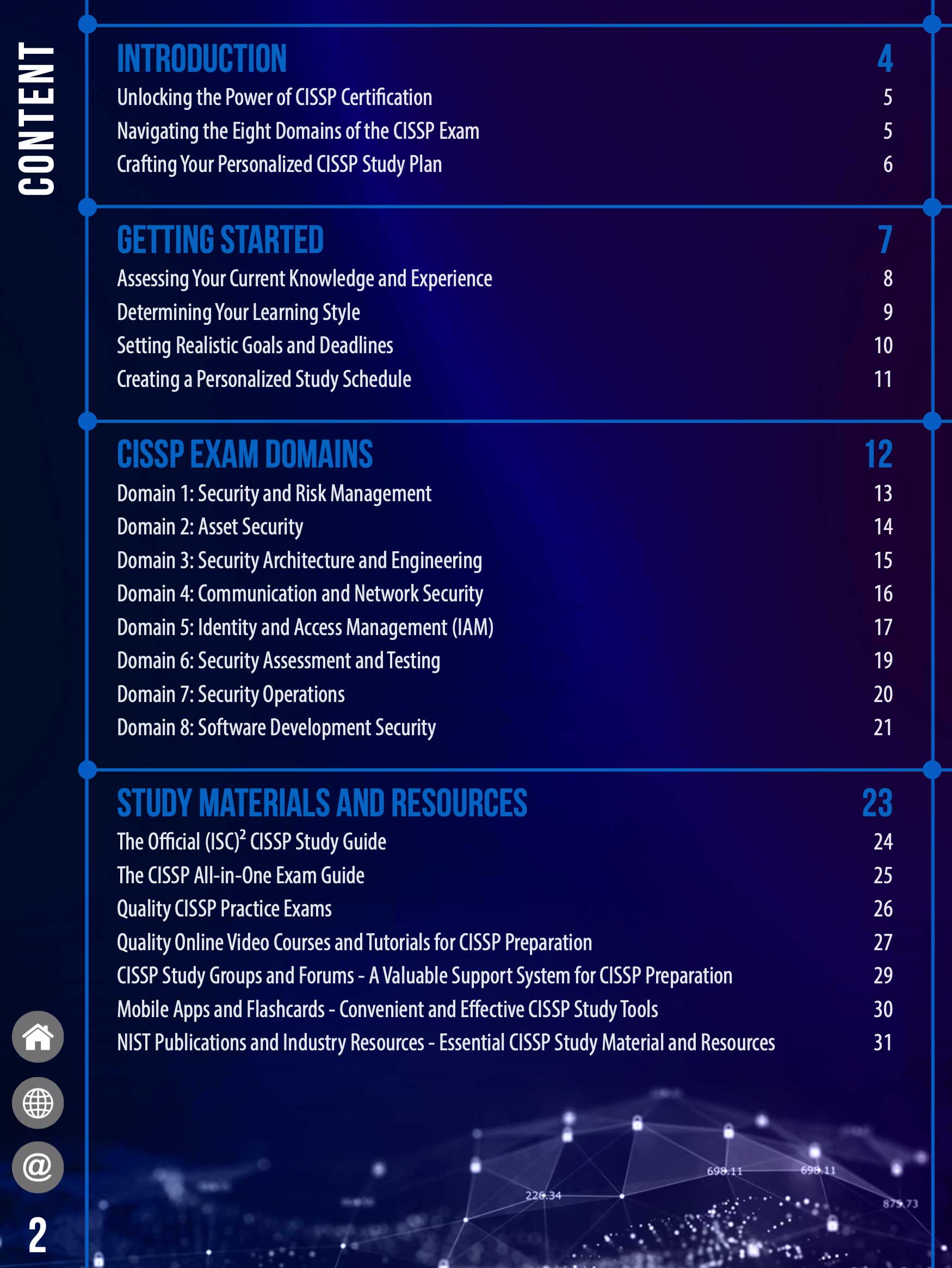 The Ultimate CISSP Study Plan Content