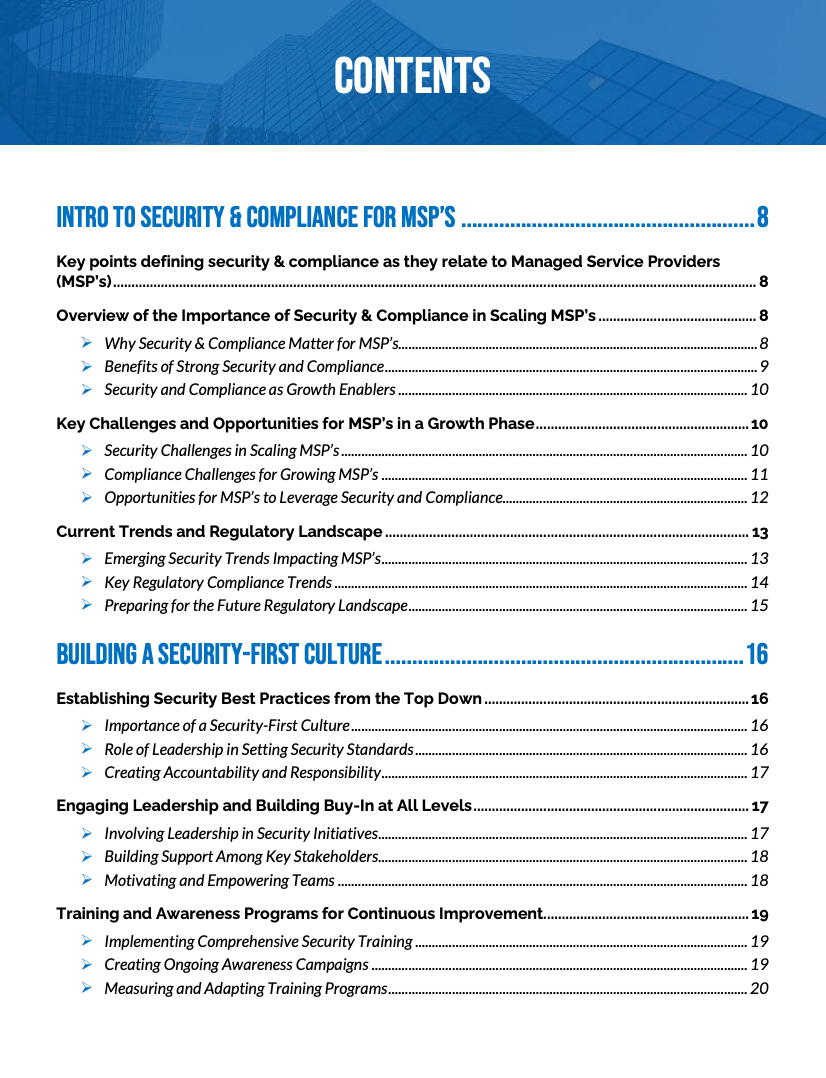 Security and Compliance Best Practices for Scaling MSP's